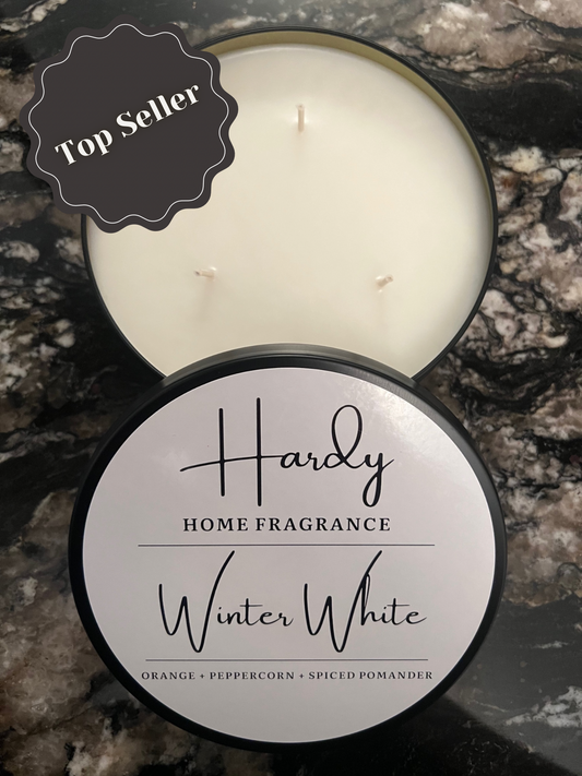 Winter White Luxury Candle